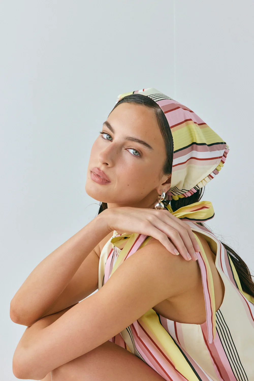 Darja Bandana Headscarf Stripe