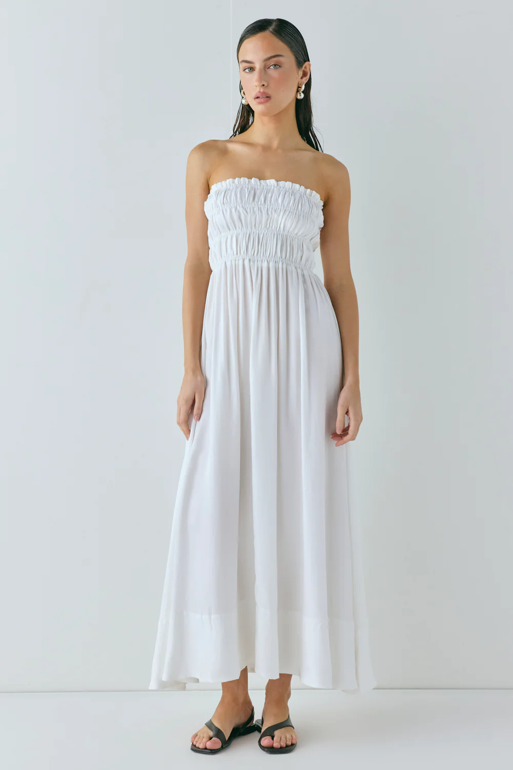 Eliana Maxi Dress White