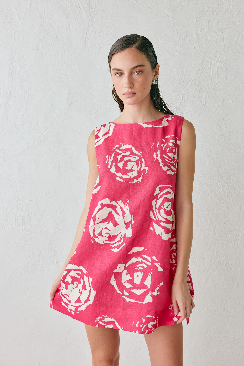 Aftersun Linen Mini Dess Rosa