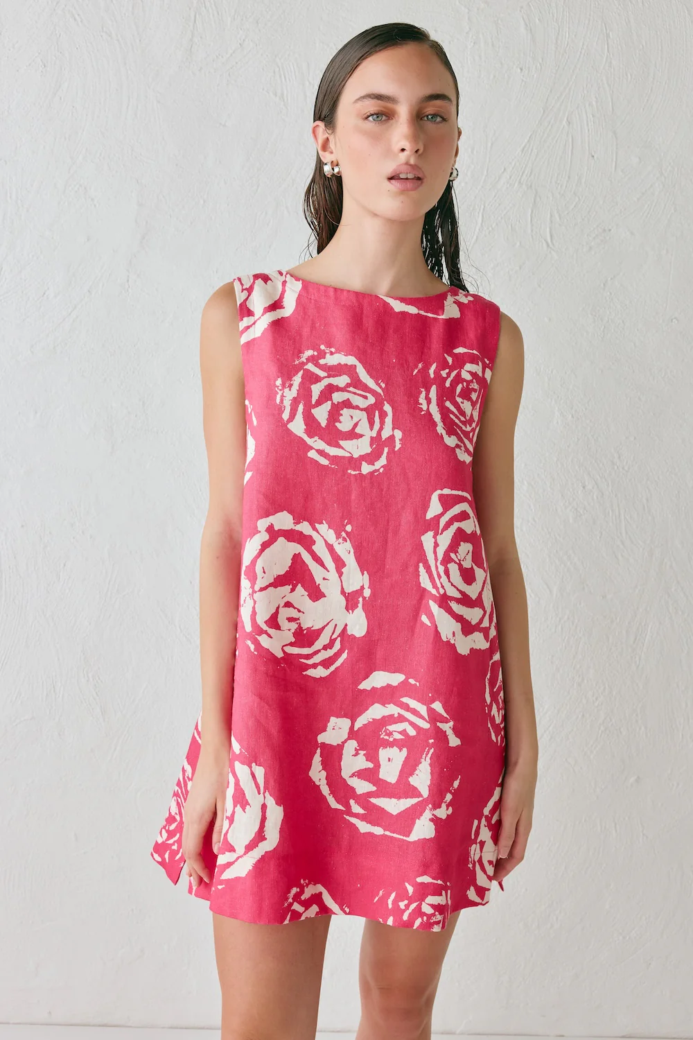 Aftersun Linen Mini Dess Rosa