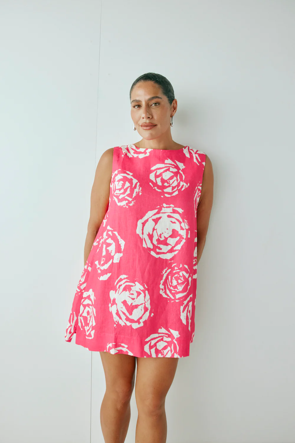 Aftersun Linen Mini Dess Rosa