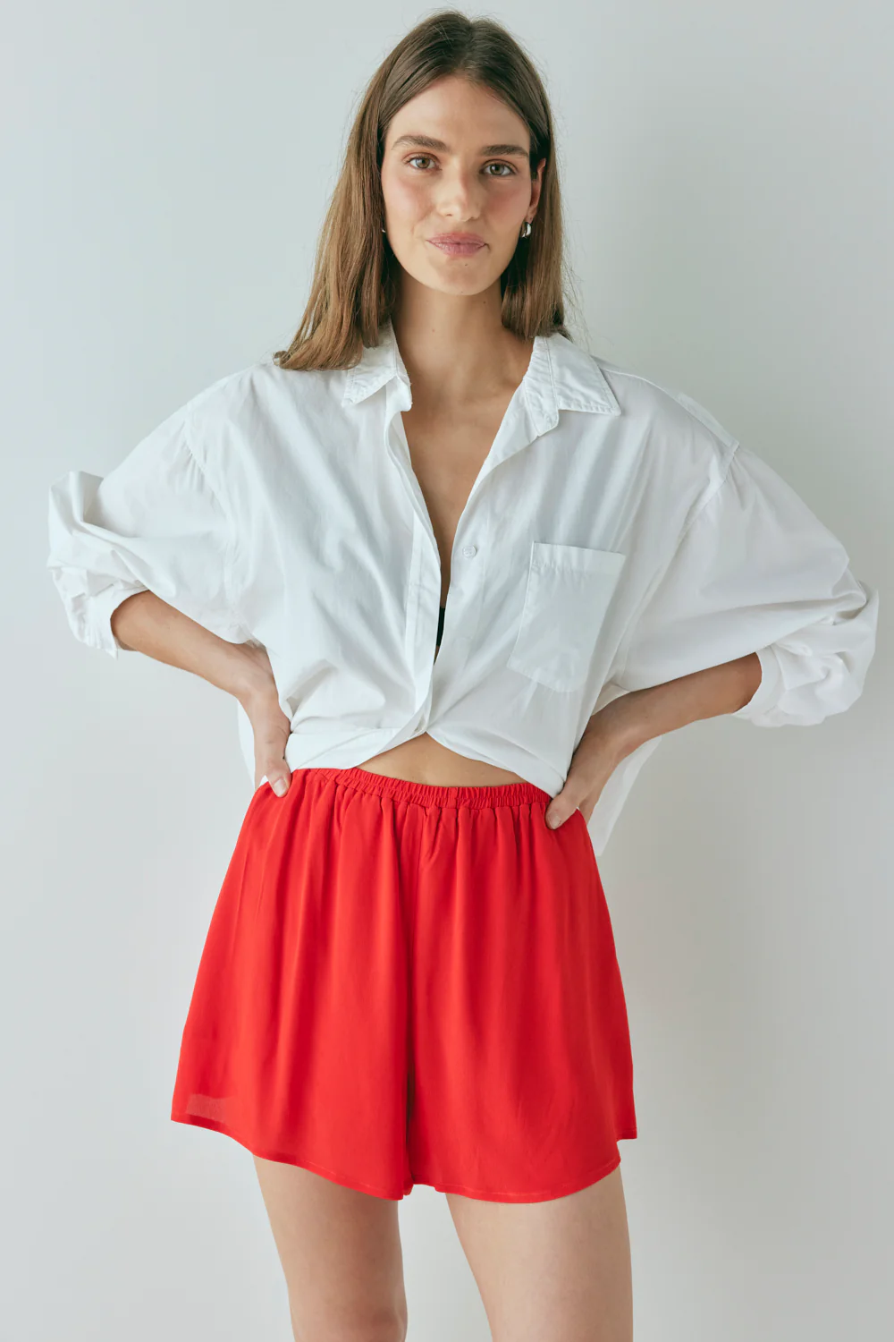 Annika Shorts Red