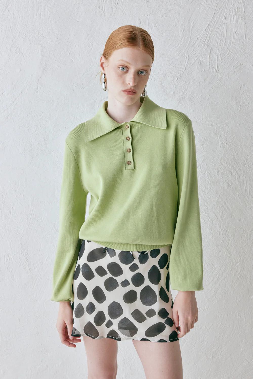 Tyra Knit Jumper Lime