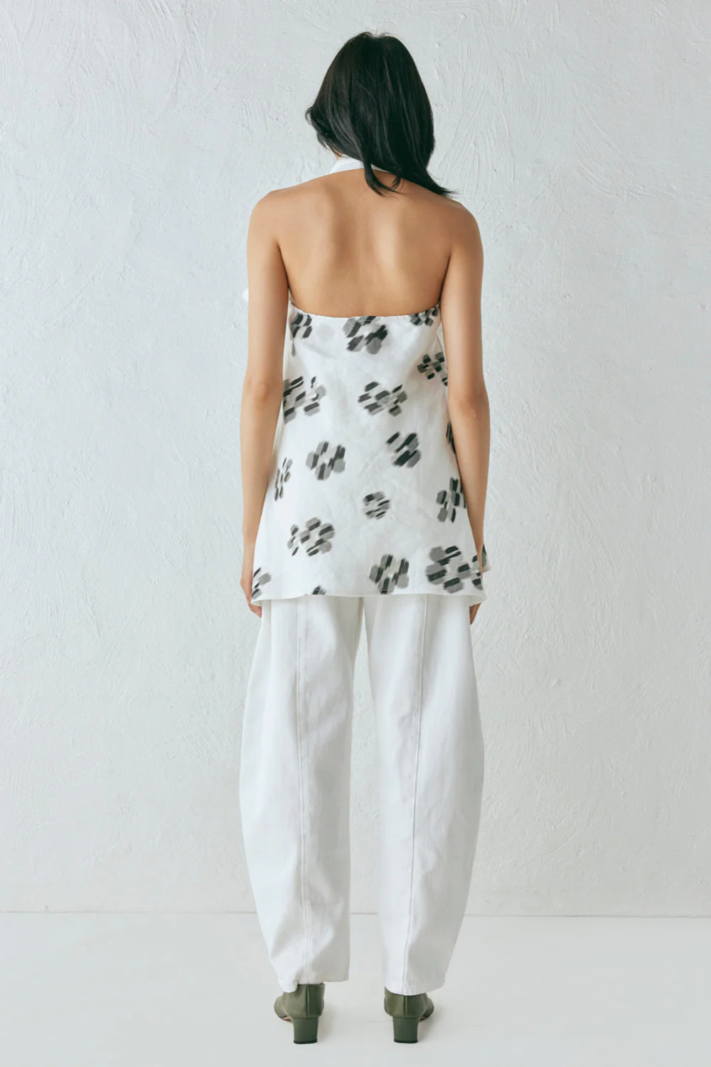Nava Linen Top Flor