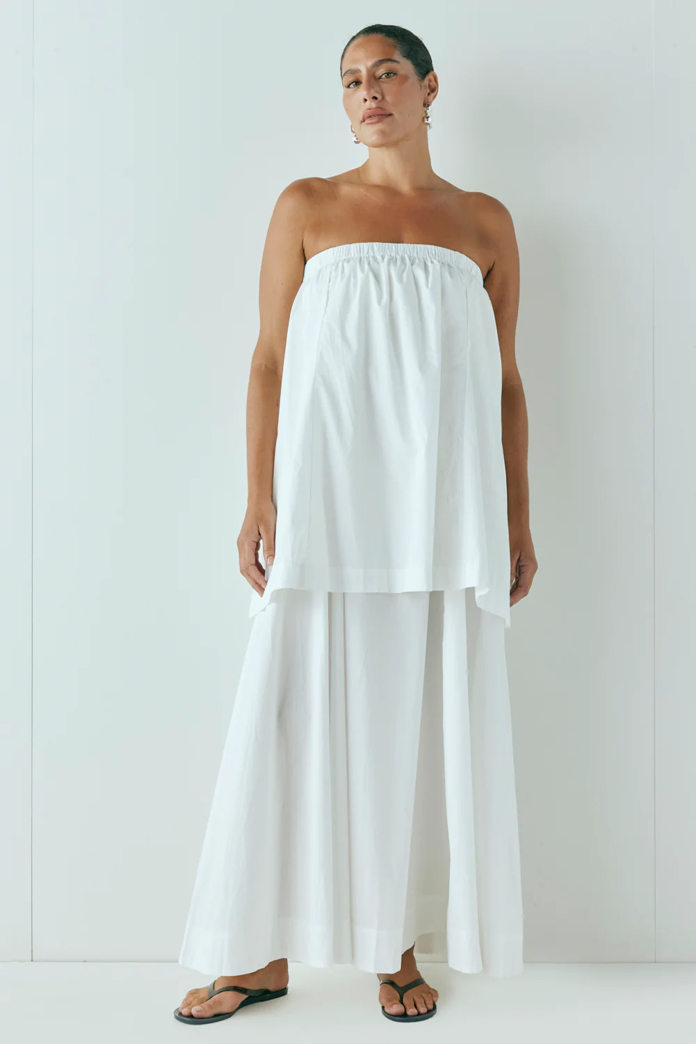 Hali Maxi Dress White