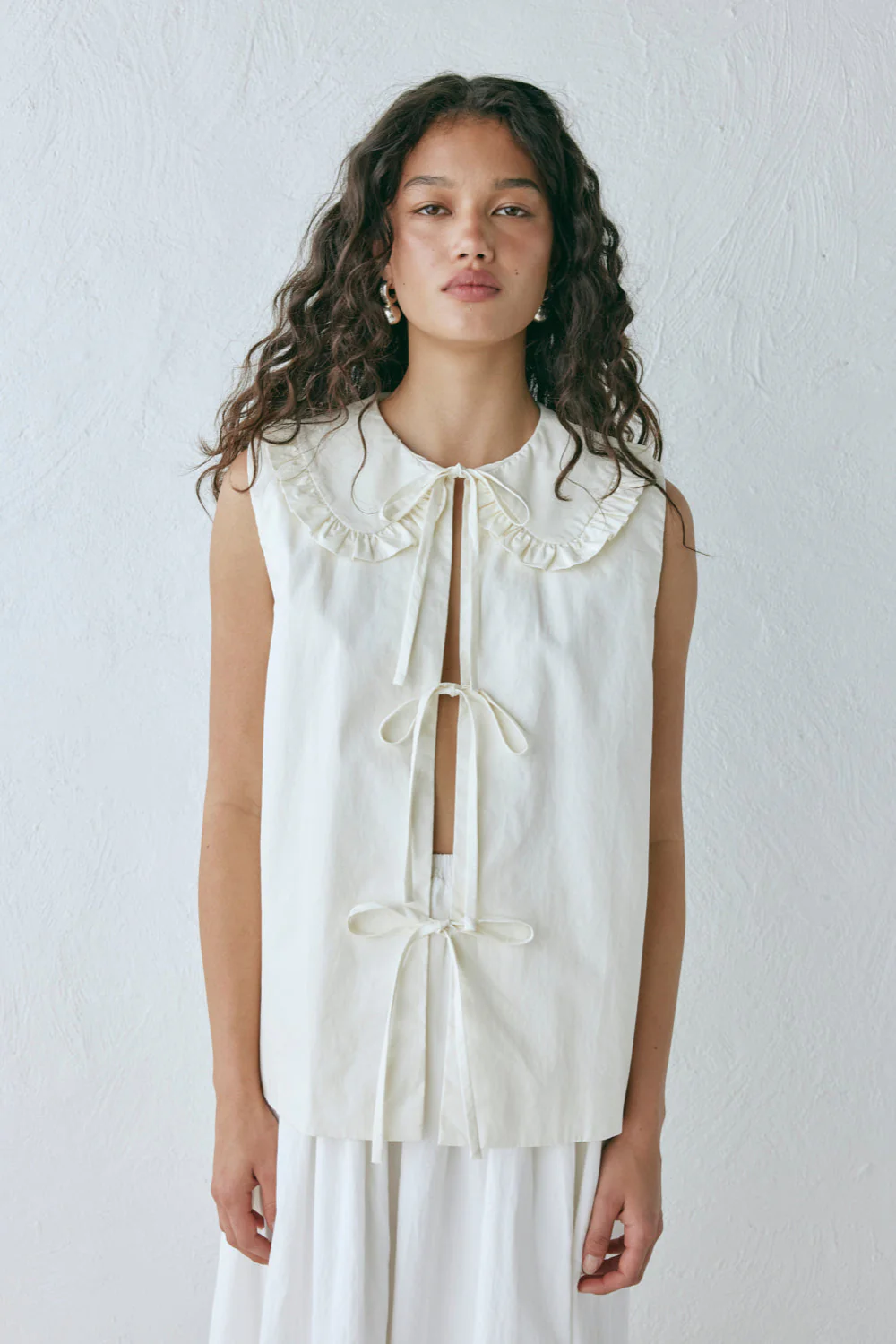 Indira Smock Top Cream