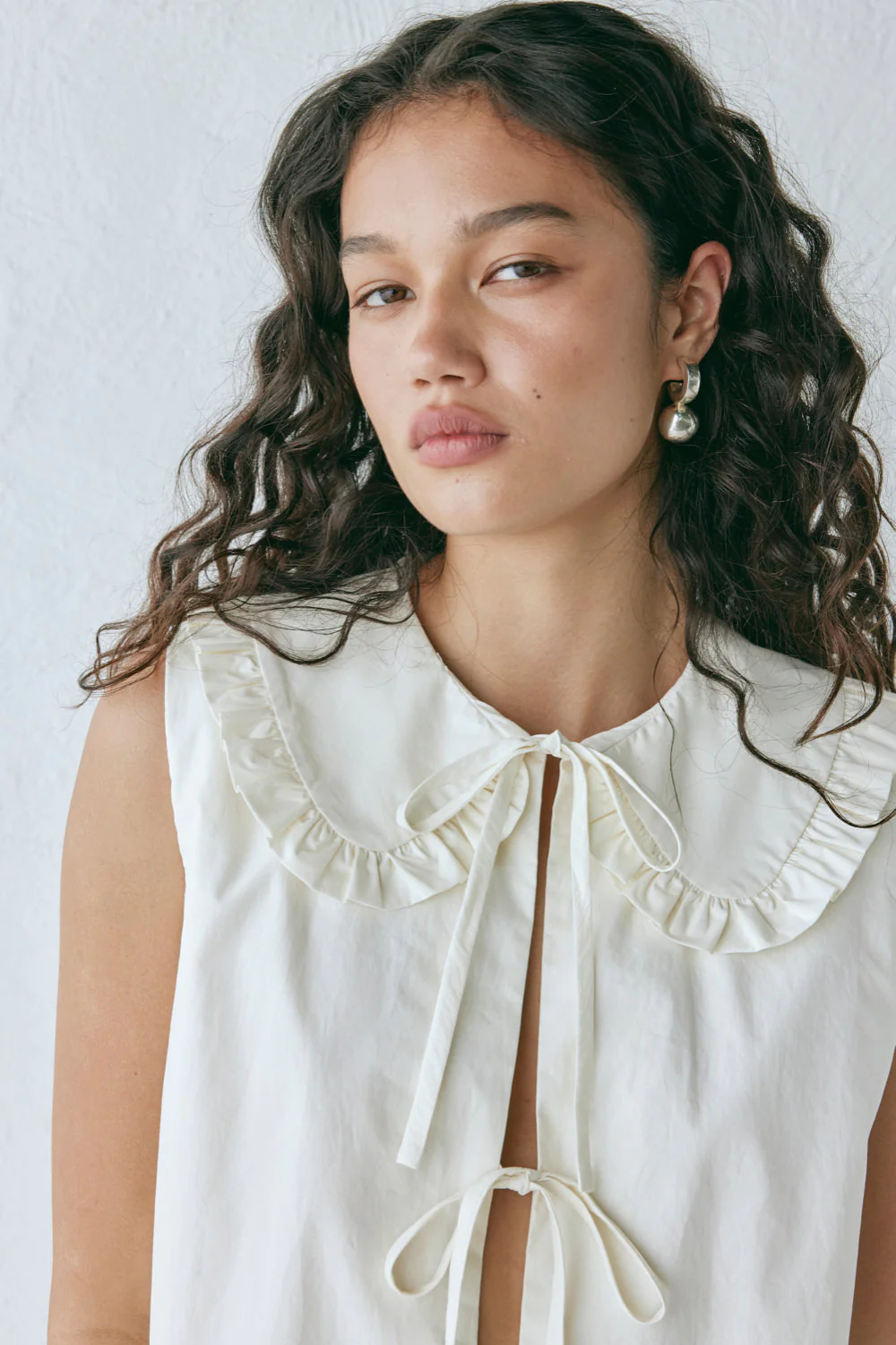 Indira Smock Top Cream