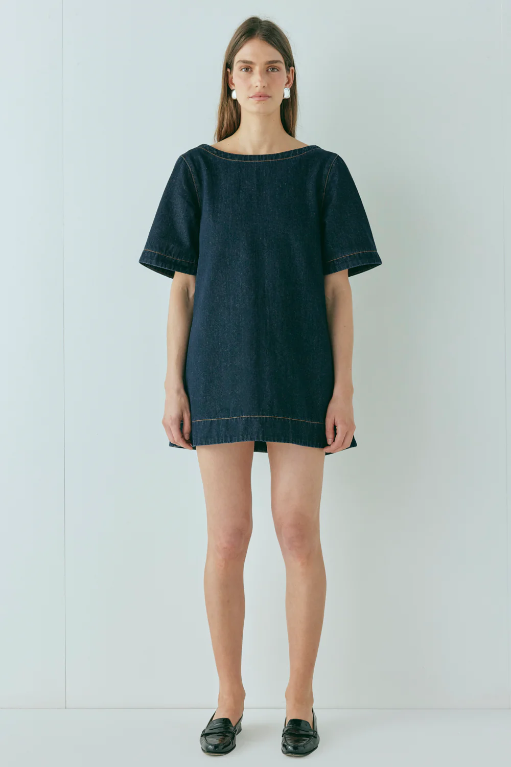 Peyton Denim Mini Dress Indigo