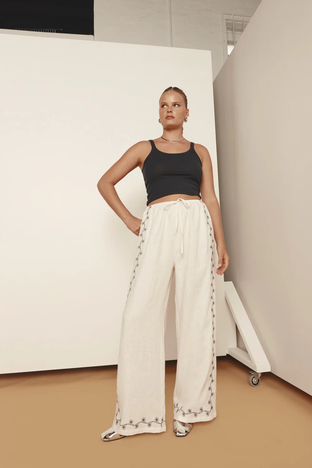 Milahn Linen Pants Daisy